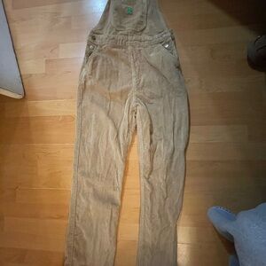 Empyre Suzie Khaki Corduroy Overalls size small 

Women's

Beige